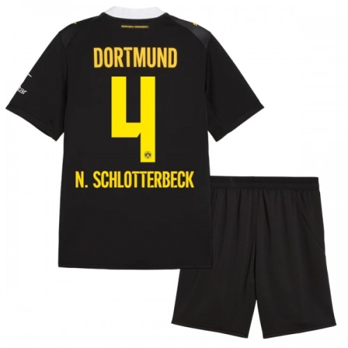 Oficiální Fotbalový Dres Borussia Dortmund N. Schlotterbeck 4 Hostující 2026-27 pro Děti Oficiální Fotbalový Dres Borussia Dortmund N. Schlotterbeck 4 Hostující 2026-27 pro Děti