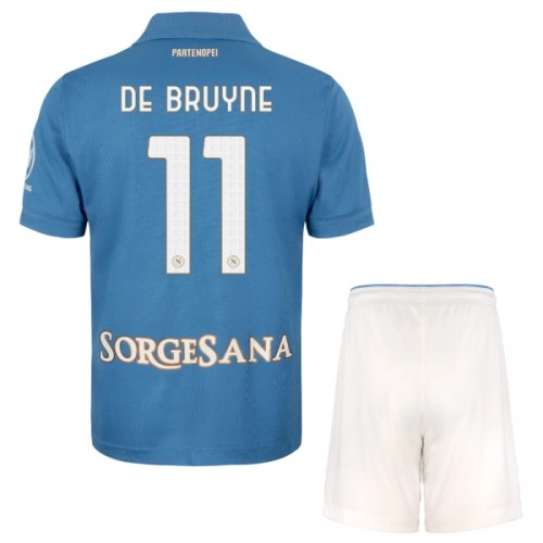 Oficiální Fotbalový Dres SSC Neapol De Bruyne 11 Domácí 2026-27 pro Děti Oficiální Fotbalový Dres SSC Neapol De Bruyne 11 Domácí 2026-27 pro Děti
