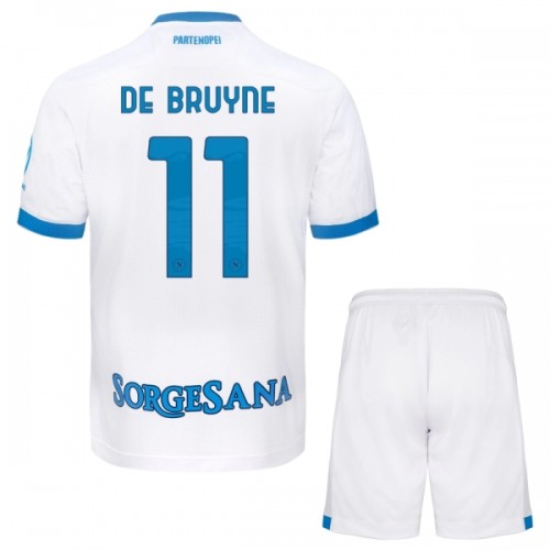 Oficiální Fotbalový Dres SSC Neapol De Bruyne 11 Hostující 2026-27 pro Děti Oficiální Fotbalový Dres SSC Neapol De Bruyne 11 Hostující 2026-27 pro Děti