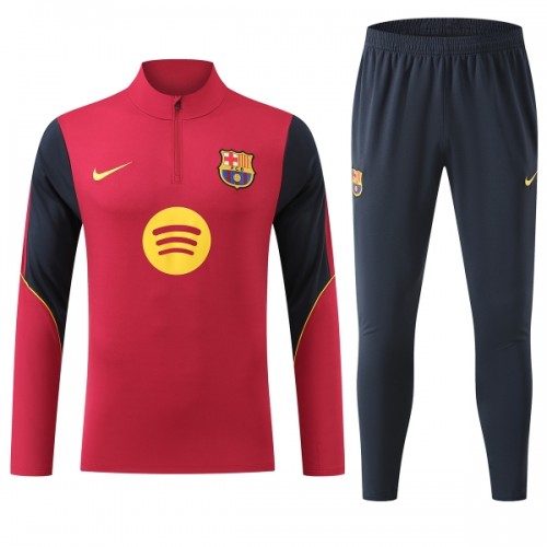 Tréninkový Mikina FC Barcelona Čtvrt Zip 2026-27 Červená pro Muži Tréninkový Mikina FC Barcelona Čtvrt Zip 2026-27 Červená pro Muži