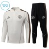 Tréninkový Mikina Manchester City Čtvrt Zip 2026-27 Šedá pro Děti Tréninkový Mikina Manchester City Čtvrt Zip 2026-27 Šedá pro Děti