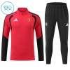 Tréninkový Mikina Manchester United Čtvrt Zip 2026-27 Červená pro Děti Tréninkový Mikina Manchester United Čtvrt Zip 2026-27 Červená pro Děti