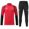 Tréninkový Mikina Manchester United Čtvrt Zip 2026-27 Červená pro Muži