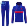 Tréninkový Mikina Manchester United Hoodie 2026-27 Modrá pro Děti