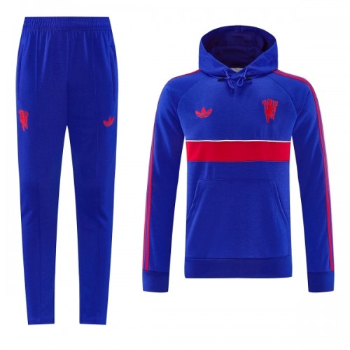 Tréninkový Mikina Manchester United Hoodie 2026-27 Modrá pro Muži Tréninkový Mikina Manchester United Hoodie 2026-27 Modrá pro Muži