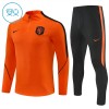 Tréninkový Mikina Nizozemsko Čtvrt Zip 2026-27 Oranžový pro Děti Tréninkový Mikina Nizozemsko Čtvrt Zip 2026-27 Oranžový pro Děti