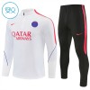 Tréninkový Mikina Paris Saint-Germain Čtvrt Zip 2026-27 Bílá pro Děti