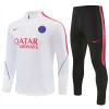 Tréninkový Mikina Paris Saint-Germain Čtvrt Zip 2026-27 Bílá pro Muži