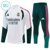 Tréninkový Mikina Real Madrid Čtvrt Zip 2026-27 Bílá pro Děti Tréninkový Mikina Real Madrid Čtvrt Zip 2026-27 Bílá pro Děti