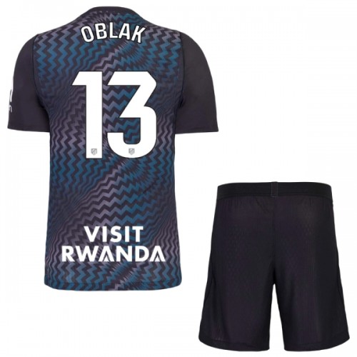 Oficiální Fotbalový Dres Brankářské Atlético Madrid Oblak 13 2026-27 Černá pro Děti Oficiální Fotbalový Dres Brankářské Atlético Madrid Oblak 13 2026-27 Černá pro Děti