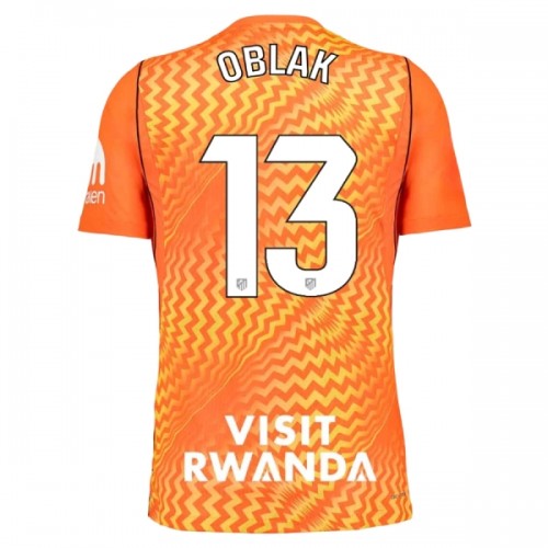 Oficiální Fotbalový Dres Brankářské Atlético Madrid Oblak 13 2026-27 Oranžový pro Muži Oficiální Fotbalový Dres Brankářské Atlético Madrid Oblak 13 2026-27 Oranžový pro Muži