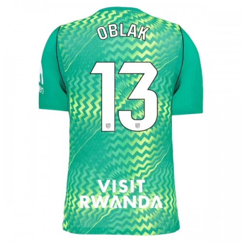 Oficiální Fotbalový Dres Brankářské Atlético Madrid Oblak 13 2026-27 Zelená pro Muži Oficiální Fotbalový Dres Brankářské Atlético Madrid Oblak 13 2026-27 Zelená pro Muži