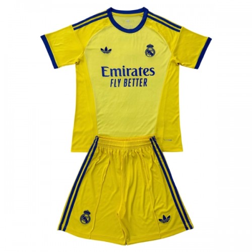 Oficiální Fotbalový Dres Brankářské Real Madrid 2026-27 Žlutá pro Děti Oficiální Fotbalový Dres Brankářské Real Madrid 2026-27 Žlutá pro Děti