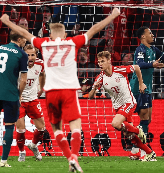 Arsenal prohrál 2:3 s Bayernem a chyběl v semifinále Ligy mistrů Arsenal prohrál 2:3 s Bayernem a chyběl v semifinále Ligy mistrů